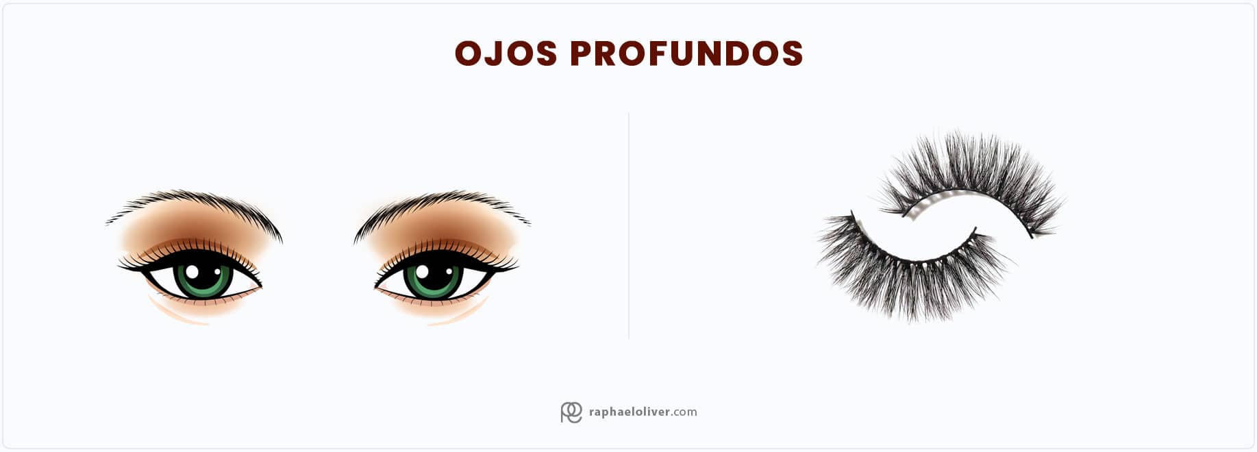 pestañas postizas para ojos profundos