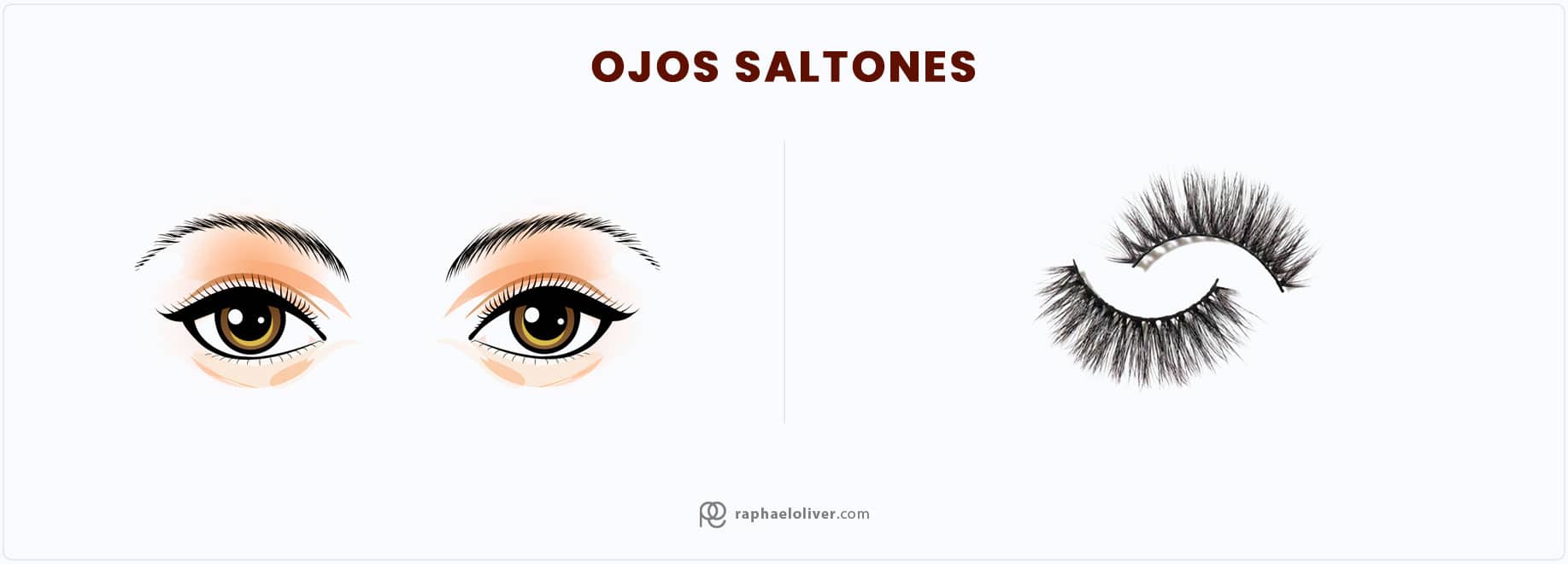 pestañas postizas para ojos saltones